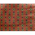 thumbnail image 4 of oneOone Georgette Viscose Fabric Diamond & Triangle Geometric Printed Fabric 1 Yard 42 Inch Wide, 4 of 4