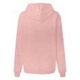 thumbnail image 4 of Timegard Hoodies for Women Drawstring Long Sleeve Sweatshirts Pullover Fall Winter Solid Color Tops, 4 of 5