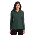 thumbnail image 1 of Port Authority Polo à Manches Longues pour Femmes Effet Soie. L500LS, 1 of 1