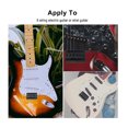 thumbnail image 3 of 6 String Guitar Bridge Replacement Zinc Alloy Fixed Bridge Electric Guitar Saddle Bridge Electric Guitar Accessory, 3 of 8