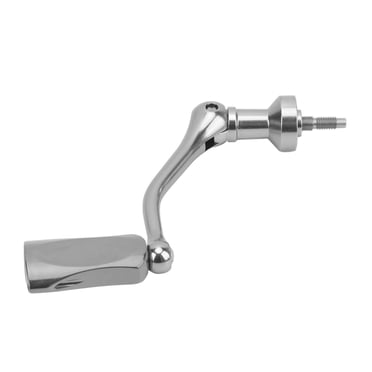 Poignée de Moulinet de Pêche, Poignée de Moulinet de Pêche à Performance Stable Sensation Confortable Antirouille Longue Durée de Vie pour Remplacement Gris