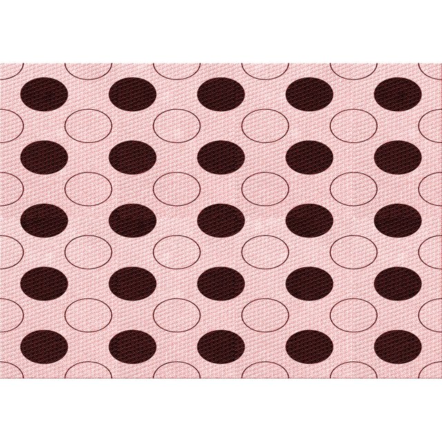 Ahgly Company Machine Washable Indoor Rectangle Transitional Light Rose Pink Area Rugs, 5' x 8'