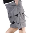 thumbnail image 1 of Ketyyh-chn99 Cargo Pantalon Short Décontracté Pantalon Cargo Randonnée Pantalon à Multiples Poches Gris,m, 1 of 5