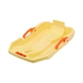 thumbnail image 2 of jinwen Children Downhill Toboggan Snow Sled with Brake 24.6inch Long with Pull Rope Yellow, 2 of 9