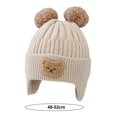 thumbnail image 3 of CSChome Chapeau d'Hiver pour Enfants - Protection des Oreilles Assortiment de Couleurs Ours Dessin Animé, 3 of 7