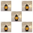thumbnail image 3 of QualitChoice Pumpkin Skull LED Pony Lantern Halloween Decoration Prop Creative Holiday Bar Party Light LED Oil Lamp Prop Dropshipping No.03 5Set, 3 of 6