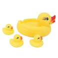 thumbnail image 3 of Baby Bath Toys, Bright Color 4pcs Bath Toy Set Duck Toy Set   For Bathing For Kids Yellow Duck, 3 of 8