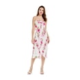 thumbnail image 1 of Robe Hawaïenne à Imprimé Floral pour Femmes TP Vigne Hibiscus Rose, 1 of 5