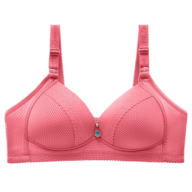 Soutien-gorge Mode Femme avec Nœud Imprimé Confortable Sans Armatures