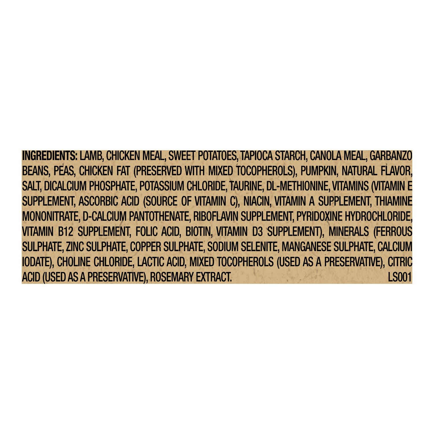 NR Sans Grains Agneau
