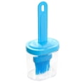 thumbnail image 2 of COFEST Multi-Colored Plastic Oil Brush Bottle with Integrated Cover for Kitchen Use, Heat Resistant and Easy to Clean, Ideal for Applying Cooking Oils and Balsamic Vinegar Blue, 2 of 7