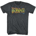 thumbnail image 1 of Back To The Future Say Hi Black Heather Adult T-Shirt 5Xl, 1 of 2