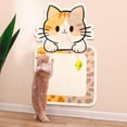 thumbnail image 4 of Vertical Wall-Mounted Cat Scrratcher Pad with Sisal Surface, Includes Random Toy for Furniture Protection, Space-Saving Solution for Indoor Cats Hzhnb | 100%Polyester, A, 4 of 6