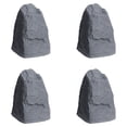 thumbnail image 1 of Algreen Housse de Roche Décorative, Résistante aux Intempéries, Accent de Jardin Extérieur, Granit (Lot de 4), 1 of 7