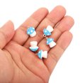 thumbnail image 4 of Unique Bargains Resin Pendants Drops, 30 Pack Mushroom Shape Mini Pendant for Jewelry Making DIY, Blue, 4 of 6