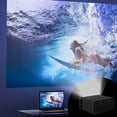 thumbnail image 1 of RuiJiao YT500 Mini HD Projector 24 ANSI Portable with USB AV Audio for iOS Android, Home Theater, ABS White Yellow Black, 1 of 9