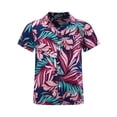thumbnail image 1 of Jowowha Petits Garçons Été Plage Décontracté Aloha Luau Chemises Col Rabattu Hauts Tropicaux Tenue de Jeu Type A 150, 1 of 7