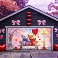thumbnail image 4 of Colorful L Romantic Heart Shaped Garage Door Banner Decorative Hanging Cloth For Party Decorations Festive Celebration Ambiance Size L, 4 of 5