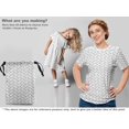 thumbnail image 5 of oneOone Silk Tabby White Fabric Retro Fish Craft Projects Decor Fabric Printed By The Yard 42 Inch Wide, 5 of 5