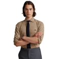 thumbnail image 1 of Polo Ralph Lauren Chemises en Sergé Coupe Classique pour Hommes, Beige, Très Petit, 1 of 4