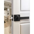 thumbnail image 2 of Levier d'Intimité Poignée de Porte Intérieure avec Serrure Levier de Porte Carré Robuste pour Lit/salle de Bain Serrures de Porte Sans Clé Réversible pour Portes Gauche Droite, 2 of 7