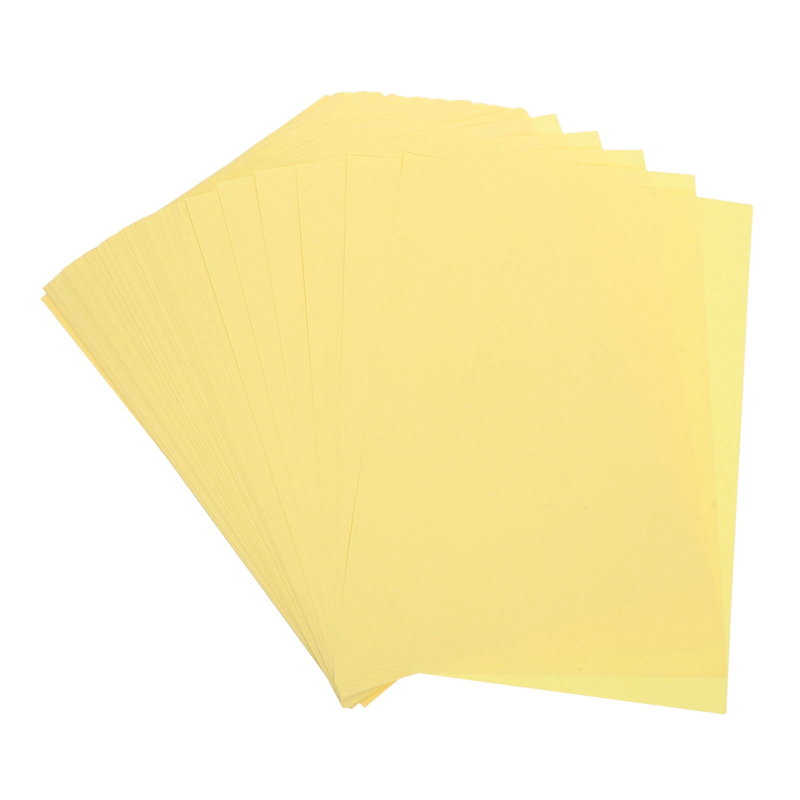 SWETRACE 200Pcs Light Yellow Copy Paper for Printer Office Supply Double Sided Smooth Writing Surface