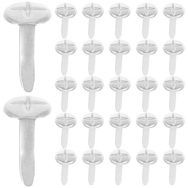 100pcs Two Legged Brad Fasteners Nail Paper Fastener for Scrapbook