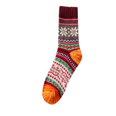 IROINID Savings Crew Socks for Women Print Loose Christmas Socks Thick Warm Stocking Comfortable