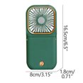 thumbnail image 3 of Yhmxh Fan-Desk Fan Portable Fan Box Fan Mini Fan Machine Multi-purpose Folding Mini USB Charging Small Fan Third Gear Fan Student Portable Hanging Fan Folding Desktop Fan desktop fan, 3 of 3