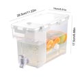 thumbnail image 3 of Meitianfacai 3.5L Cold Kettle With Faucet In Refrigerator Large Capacity Storage For Fruit Dispenser With Top And Spigot Fruit Teapot Lemonade Bucket, 3 of 4