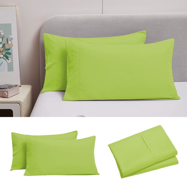 LSLJS Pillow Cases Pack Envelope Closure Soft Brushed Microfiber Fabric Shrinkage and Fade Resistants Pillow Covers 20x30 Inches, Envelope Pillowcase Pillow