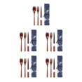 thumbnail image 3 of Maytalsory Set School Student Chopstick Fork Spoon Flatware with Storage Bag Type 4 5Set, 3 of 6