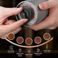 thumbnail image 4 of yeacher HB-987 Electric Coffee Grinder with Ceramic Core, Adjustable Grind Size, LED Touch Screen, Portable Design, Type-C Charging, Built-in Battery, Silver, 4 of 6