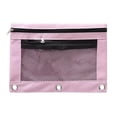 thumbnail image 1 of RXIRUCGD Pencil Pouch 3 Ring, Zipper Pencil Pouches Case Binder Cosmetic Bag, 1 of 2