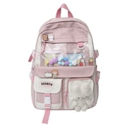 School Bag for Girls Primary School Student Backpack High School Student Large Capacity Backpack School Bag Two Pieces Backpack