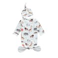 thumbnail image 4 of Robes de Nuit Unisexes pour Bébé, Ensemble de Pyjama avec Sac de Couchage à Manches Longues et Chapeau, 4 of 9