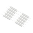 thumbnail image 1 of Unique Bargains 10Pcs 50 Ohm Resistors, 10W Ceramic Cement Resistor Power Cement Resistor Kit Tolerance 5% for Power Adapters Audio, 1 of 4