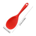 thumbnail image 3 of Non-Stick Silicone Rice Spoon Heat Resistant Kitchen Utensil for Rice Cooker, Food Grade Flexible Spatula with Hanging Hole, 3 of 6