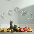 thumbnail image 3 of MasteelfCA 1 Set Chic Wall Stickers Pretty Bedroom Moon Design Decals Wall Window Stickers, 3 of 7
