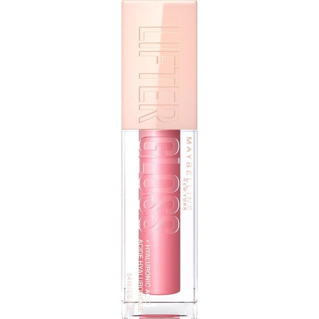 Maybelline New York Lifter Gloss, Brillant à lèvres hydratant à l'acide hyaluronique, petal ,5.4 ml