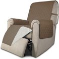 thumbnail image 1 of CHOK 2024 Housse Réversible Résistante à l'Eau pour Fauteuil Inclinable avec Sangles Élastiques Gris/gris Pâle, 1 of 7