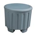 thumbnail image 3 of Lipstore Storage Ottoman Creative Shoe Changing Stool for Bedroom Living Room Balcony Blue, 3 of 8