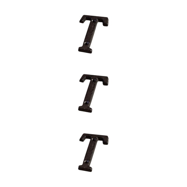 Decodeary Impeccable Metal Letters House Sign Easy-to-Install And Fade-Resistant Durable B17--T 3Set