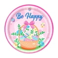 thumbnail image 1 of Yhmxh Easter Bunny Happy Easter Rabbits Party Plates Supplies, Easter Party Tableware Decorations Disposable Paper Plates Dessert Plate Napkins Cups for Spring Birthday Baby Shower, 1 of 6