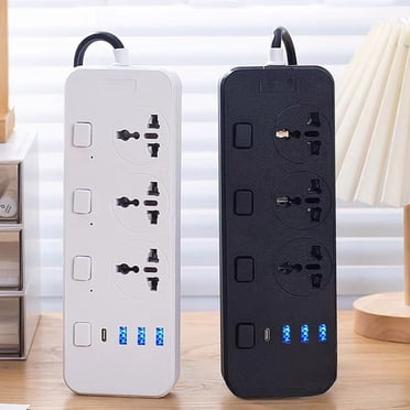 Oefntac up to 40% off Gifts Socket Socket USB Plug Board for Home Office Dormitory Travel Multi-functional Patch Panel Multi Hole Toggle Wiring Plug Board