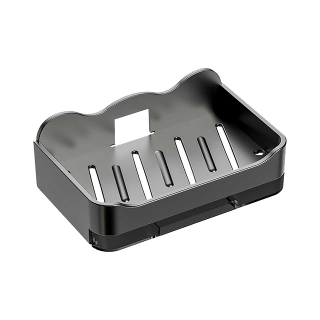 AKEGAMN Soap Dish For Shower Wall Mounted Soap Dish Rectangle Soap Holder Soap Dishes For Bathroom Shower Soap Dish Holder Removable Draining Soap With Hooks For Bathroom Kitchen