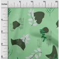 thumbnail image 2 of oneOone Viscose Chiffon Sea Green Fabric Abstracts Sewing Craft Projects Fabric Prints By Yard 42 Inch Wide, 2 of 5