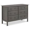 thumbnail image 1 of DaVinci Jayden 6-Drawer Double Wide Dresser in Slate, 1 of 6