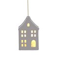 thumbnail image 3 of HOLIDAY TIME 4.25 Inch Lighted White Ceramic House Ornament, 90% Ceramic 10% Electronic Components Hanging Decor, 3 of 6