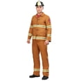 thumbnail image 1 of Tan Firefighter Uniform Mens Costume, 1 of 3